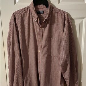 Men's Puritan Plaid Shirt Size Large
